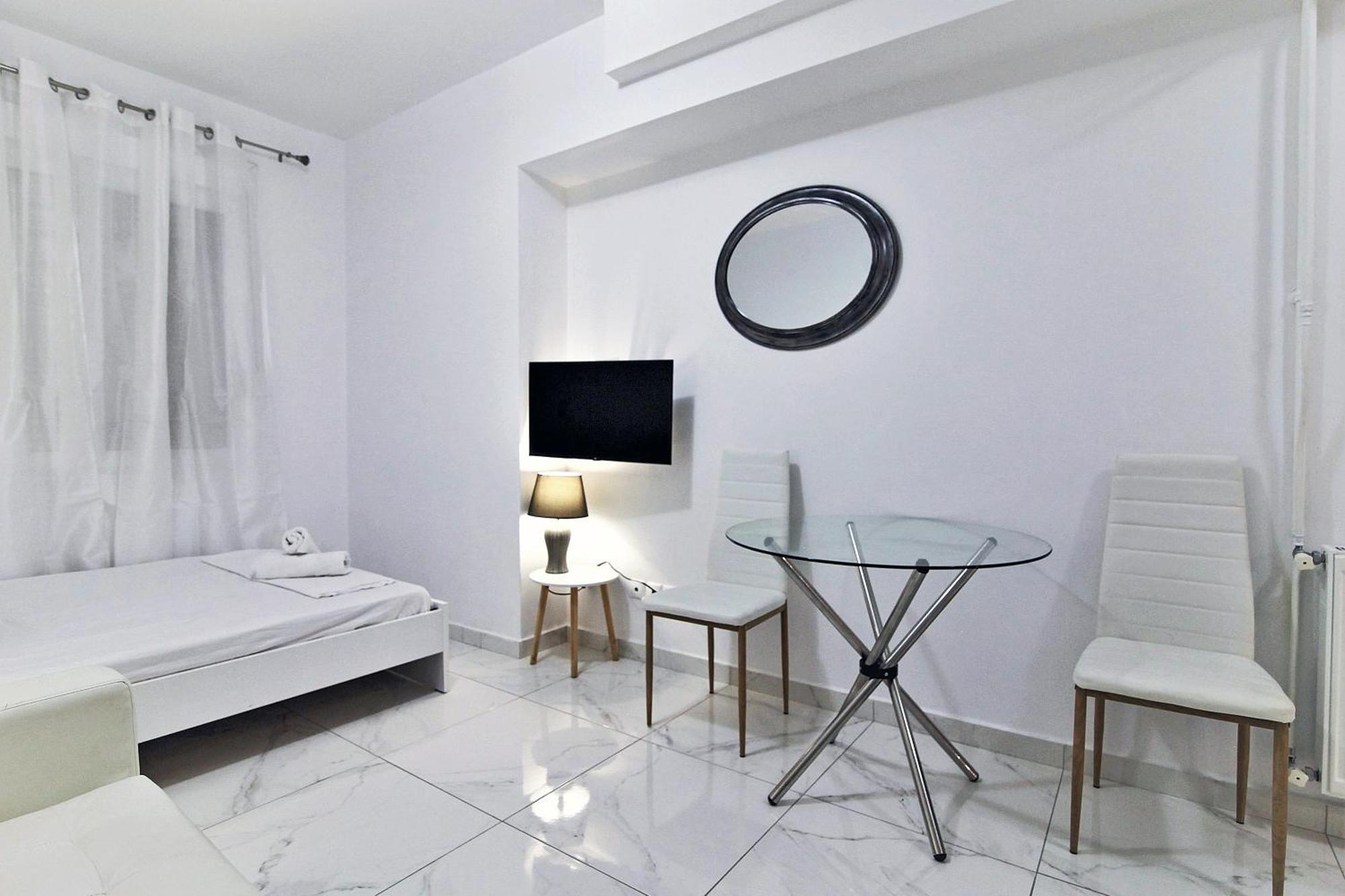 White Apartment/Kolwnaki/100Mbps/Wifi 아테네 외부 사진